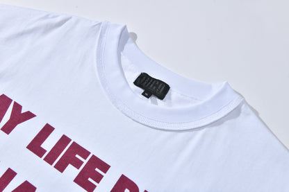ITALIAN BREAD TEE *WHITE / MAROON*