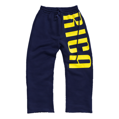 STILL STACKIN V3 BOTTOMS *NAVY/YELLOW*