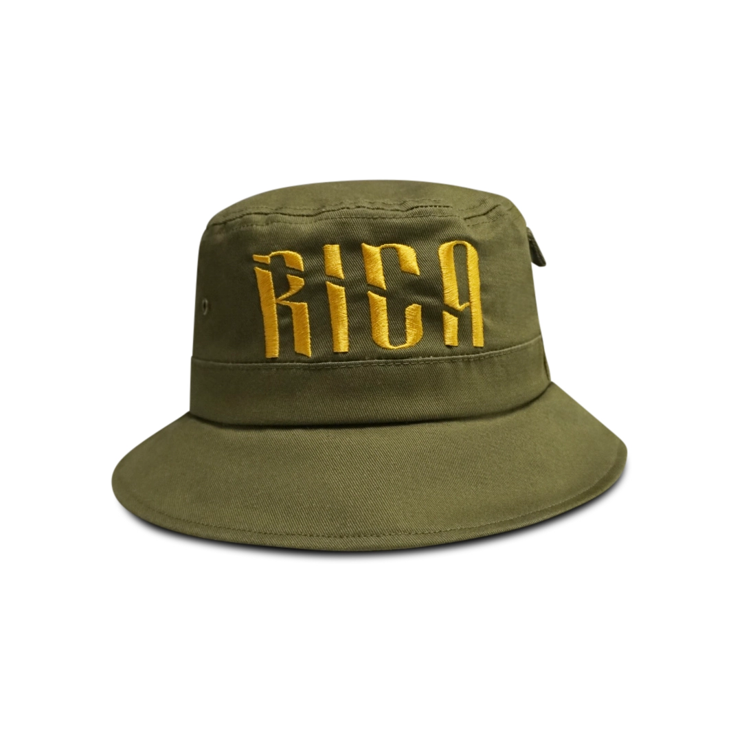 WARREADY BUCKET HAT *ARMYGREEN/YELLO*