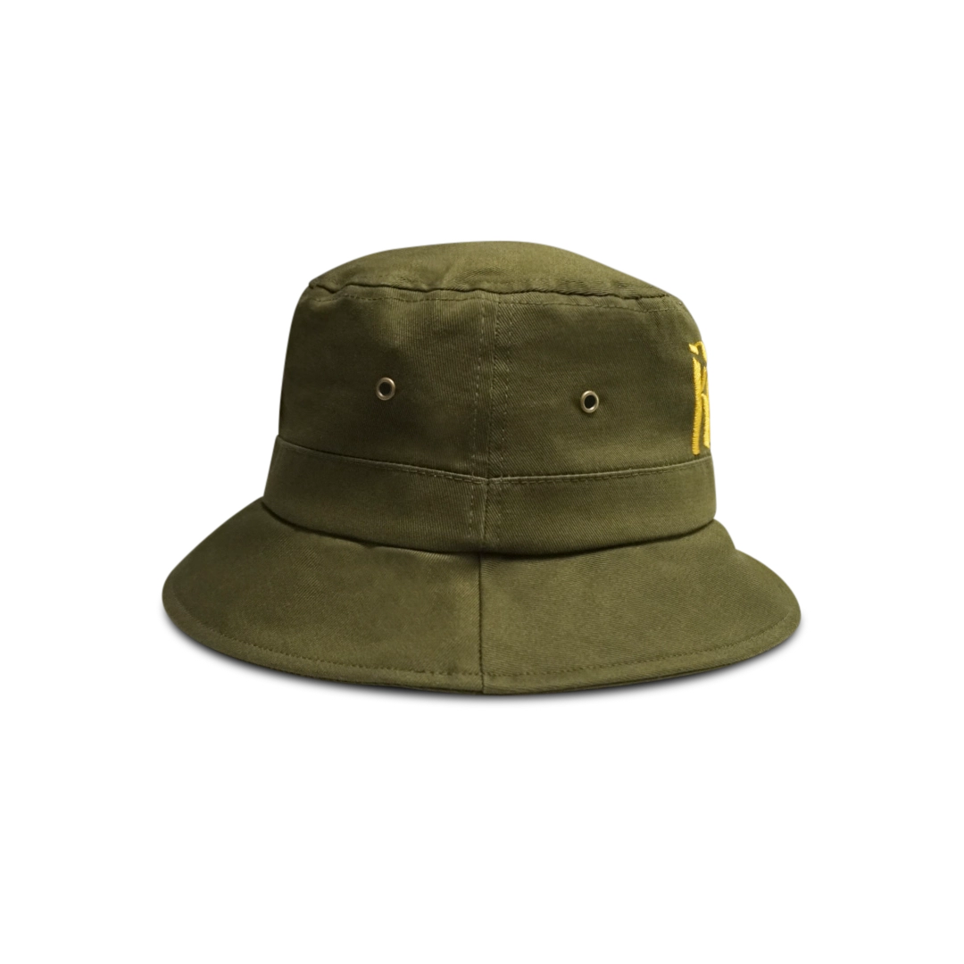 WARREADY BUCKET HAT *ARMYGREEN/YELLO*