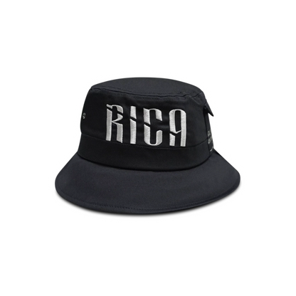 WARREADY BUCKET HAT *BLACK/SILVERGREY*